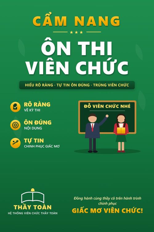 Bìa sách Cẩm Nang Ôn Thi Viên Chức